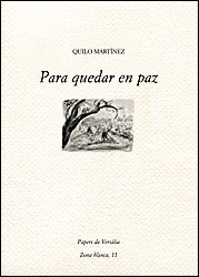 Portada "Para quedar en paz"